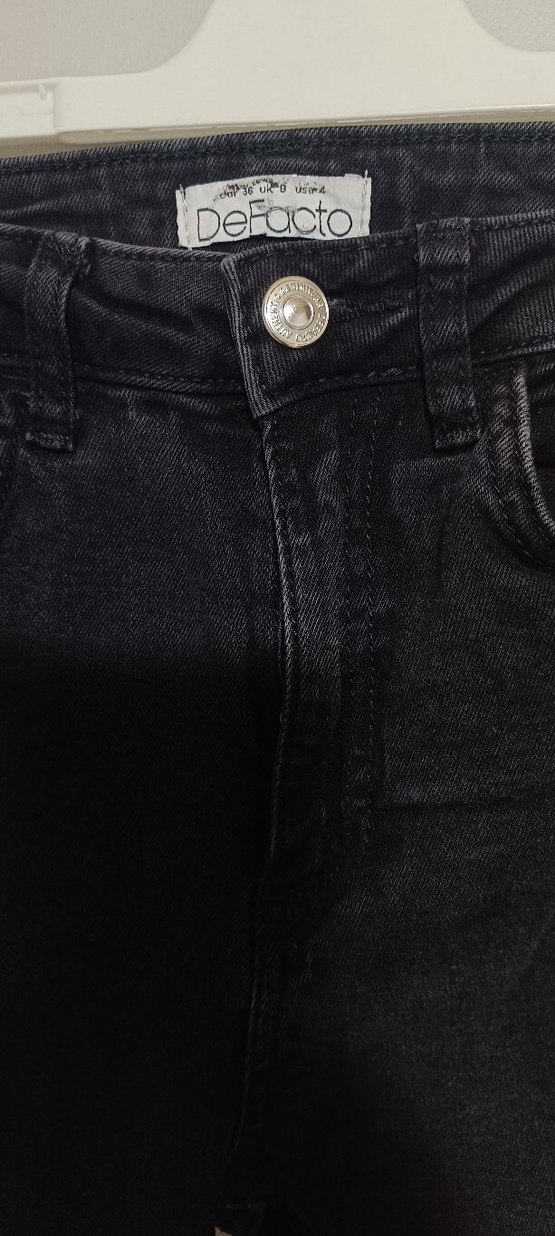 DeFacto  Siyah kot pantolon - Görsel 4