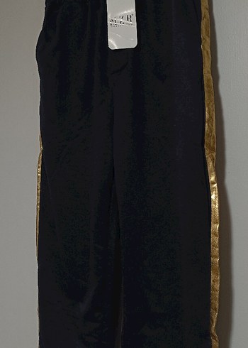 Yeni etiketli Kadın Altın Şeritli Bol Kesim Spor eşofman altı - Görsel 4