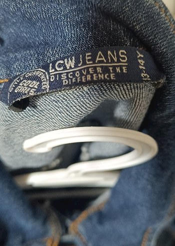 LCW Düğmeli Kolsuz Lacivert Denim yelek - Görsel 4