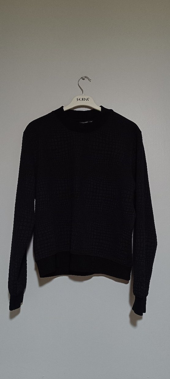 mango kadın siyah sweat - Görsel 5