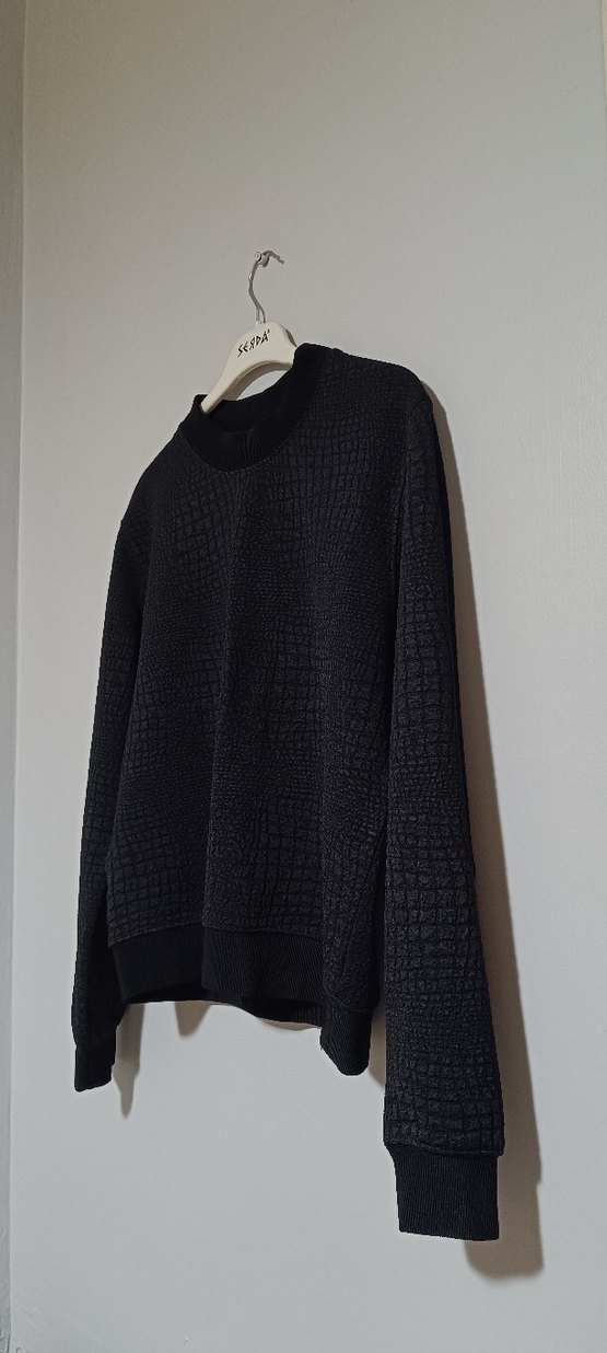 mango kadın siyah sweat - Görsel 2