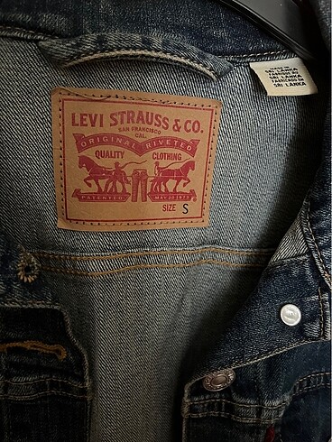 s Beden Levis kot ceket