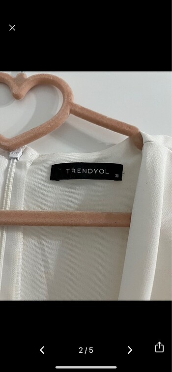 Trendyol & Milla Beyaz elbise