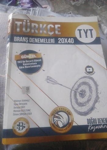 TYT Türkçe Branş Denemeleri 20x40 Güncel
