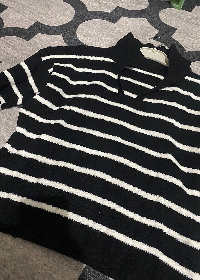 çizgili kazak - Görsel 3