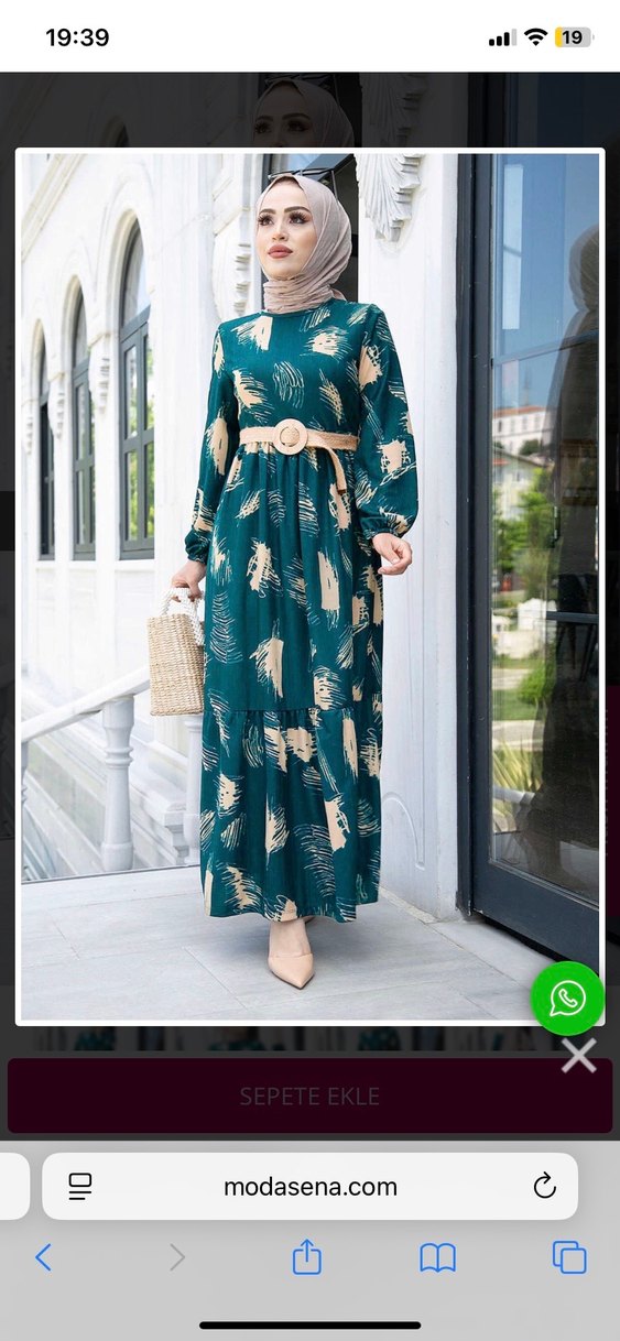 Tesettür elbise - Görsel 2