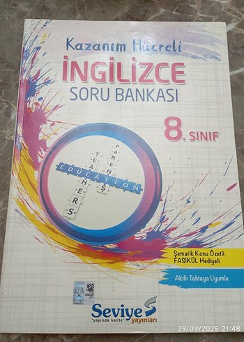 8. Sınıf Kazanım Hücreli İngilizce Soru Bankası