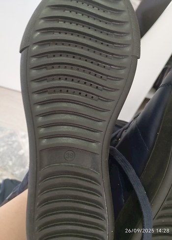 Koyu Mavi Tokalı Street Style bot - Görsel 4