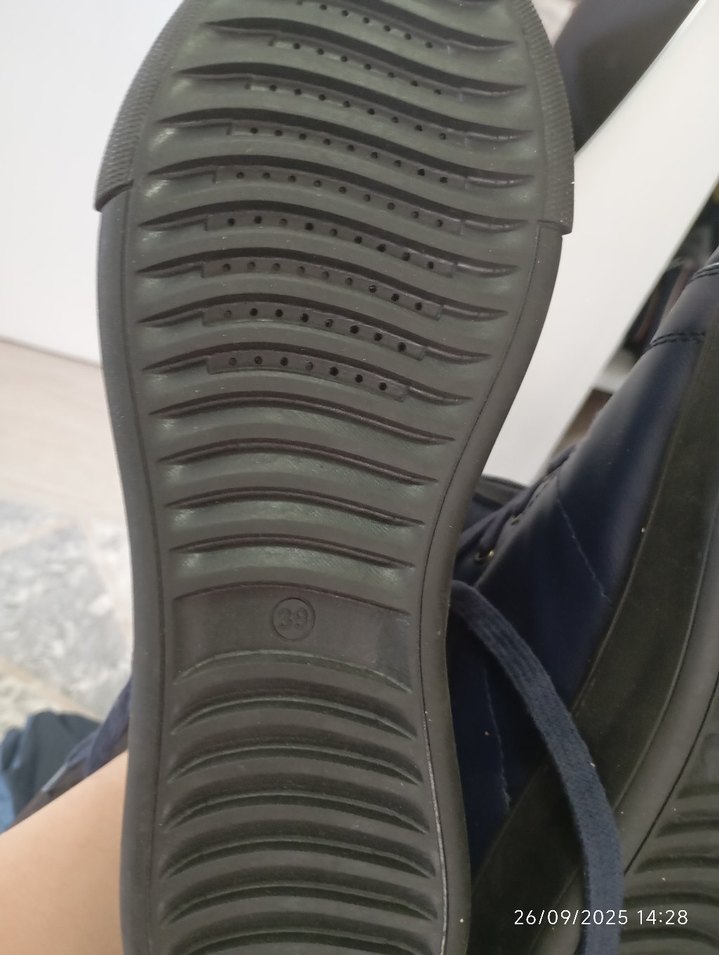 Koyu Mavi Tokalı Street Style bot - Görsel 4