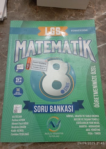 8. Sınıf Matematik Soru Bankası - LGS