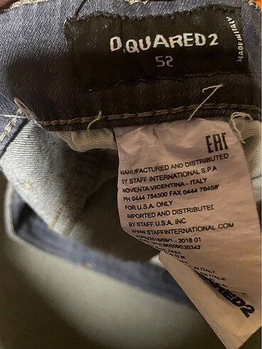 m Beden D2squared Slim fit Drill Pantalon