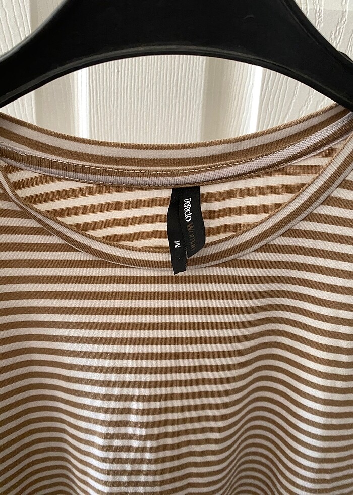 Defacto çizgili penye tunik - Görsel 2