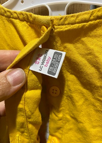 Lc waikiki 18-24 ay sarı elbise - Görsel 3