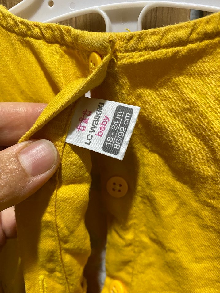 Lc waikiki 18-24 ay sarı elbise - Görsel 3