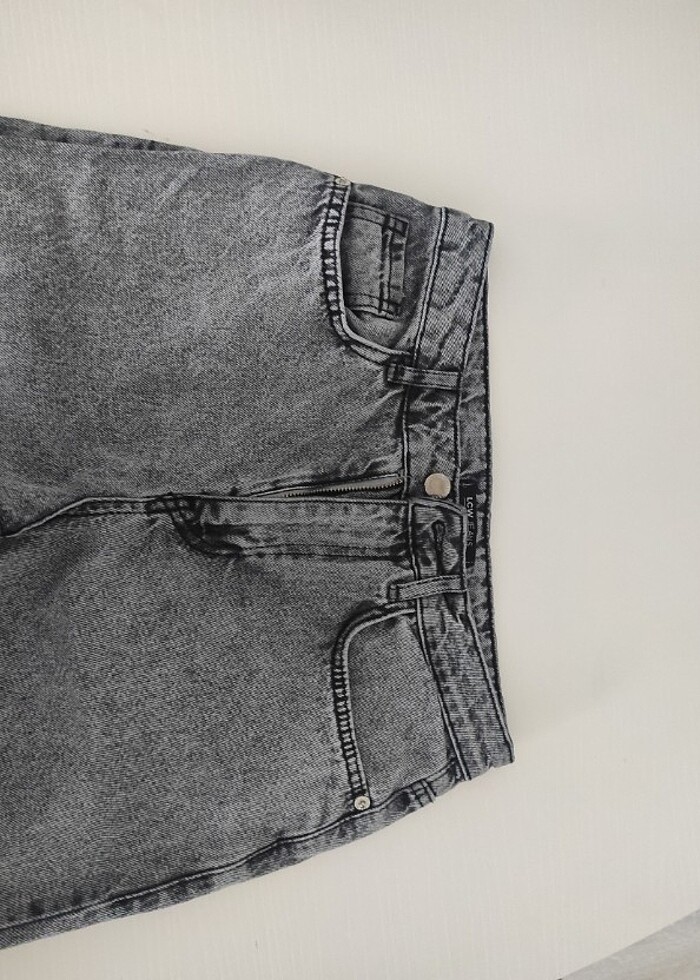 Gri kot Jean  - Görsel 2