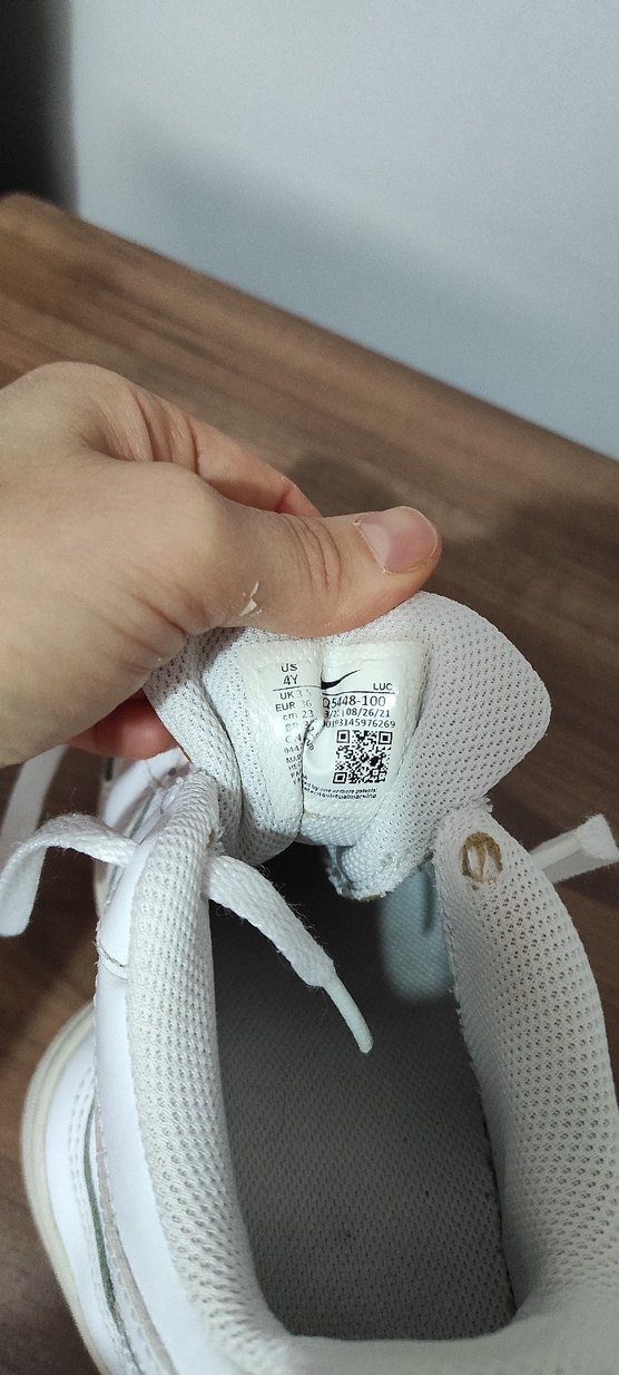 Beyaz orijinal Nike Kadın Spor Ayakkabı - Görsel 4