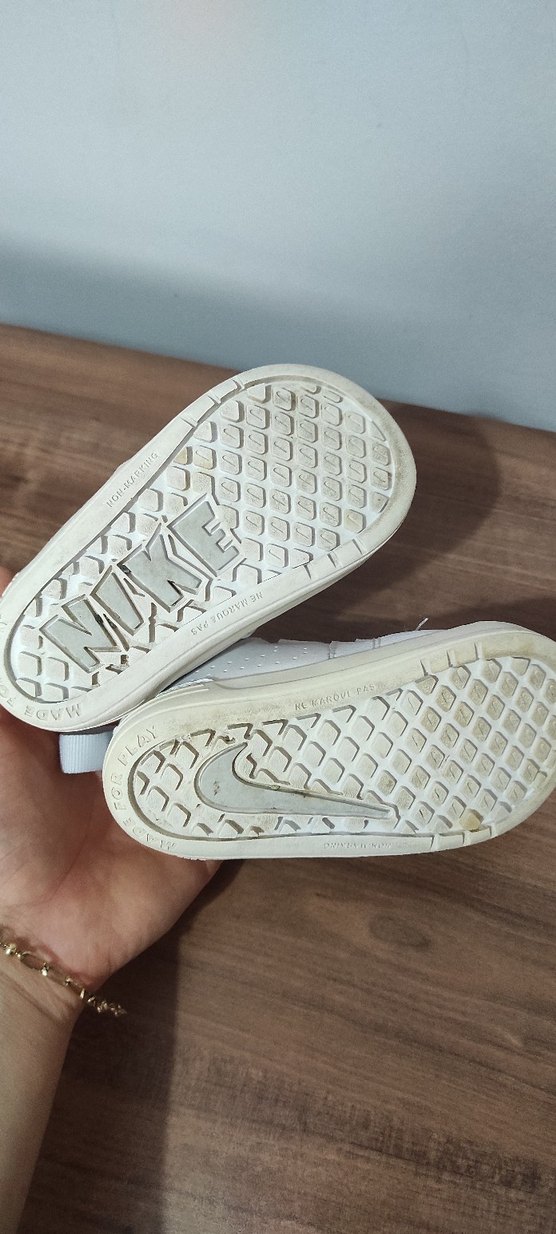 Beyaz Erkek Çocuk Cırt Cırtlı Spor Ayakkabı - Görsel 3