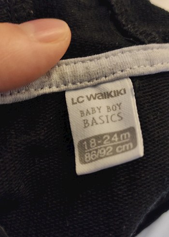 Erkek Çocuk Siyah Fermuarlı Kapüşonlu Sweatshirt - Görsel 2