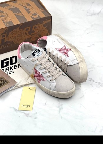 Golden Goose Pembe Baskılı Kadın Spor Ayakkabı
