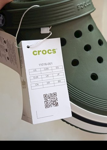 Crocs Crocs Erkek Yeşil Cırtlı Terlik