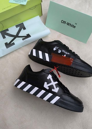 Off-White Siyah Erkek Sneaker - Görsel 3