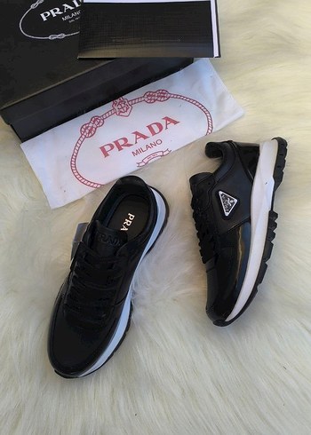 Prada Siyah Erkek Spor Ayakkabı - Görsel 3