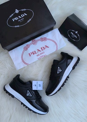 Prada Siyah Erkek Spor Ayakkabı - Görsel 6