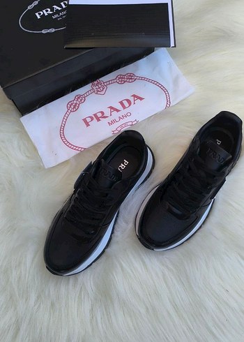 Prada Siyah Erkek Spor Ayakkabı - Görsel 5