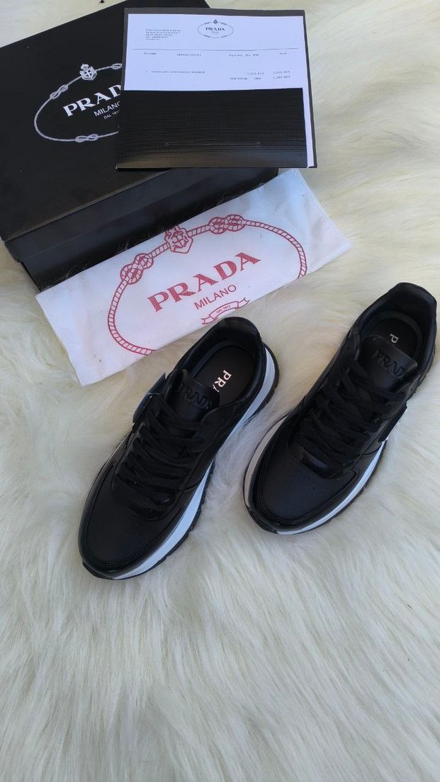 Prada Siyah Erkek Spor Ayakkabı - Görsel 5