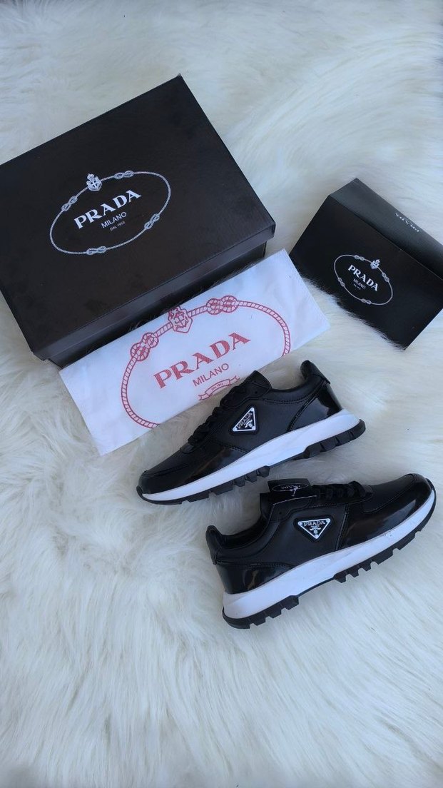 Prada Siyah Erkek Spor Ayakkabı - Görsel 4