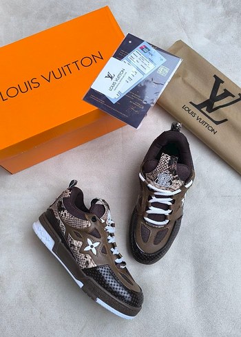 Erkek Kahverengi Yılan Desenli Spor Ayakkabı - Görsel 2