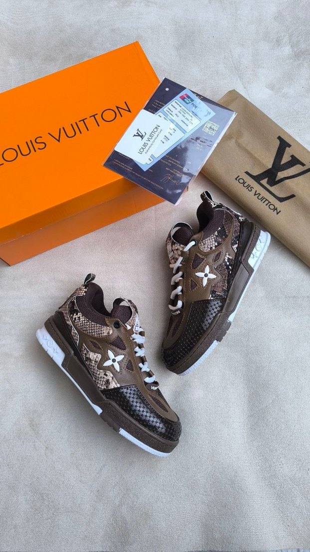 Louis Vuitton Yılan Desenli Spor Ayakkabı - Görsel 3