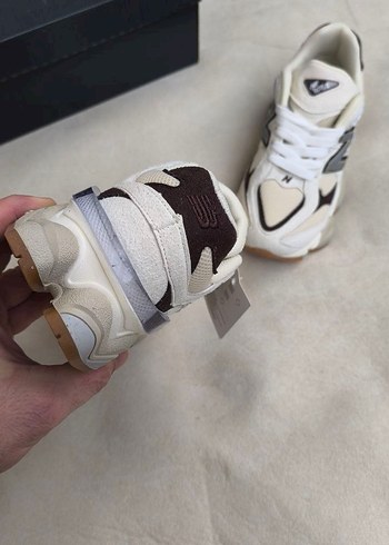 Beyaz Gri Stiletto Topuklu Kadın Spor Ayakkabı - Görsel 4