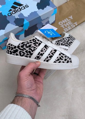 Beyaz Zebra Desenli Kadın Spor Ayakkabısı - Görsel 8