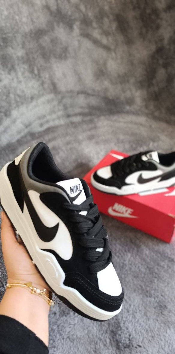 Nike Beyaz Siyah Erkek Spor Ayakkabı - Görsel 3