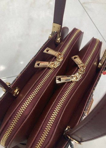 Kahverengi Deri Kadın Çanta - Görsel 2