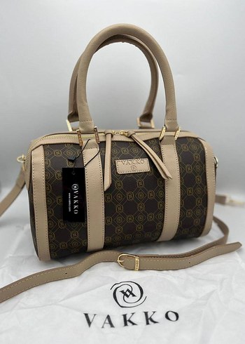 Vakko Kahverengi Deri Kemerli Kadın Çanta - Görsel 2