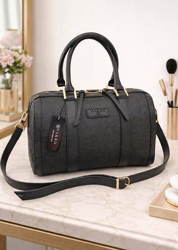 Vakko Kahverengi Deri Kemerli Kadın Çanta - Görsel 3