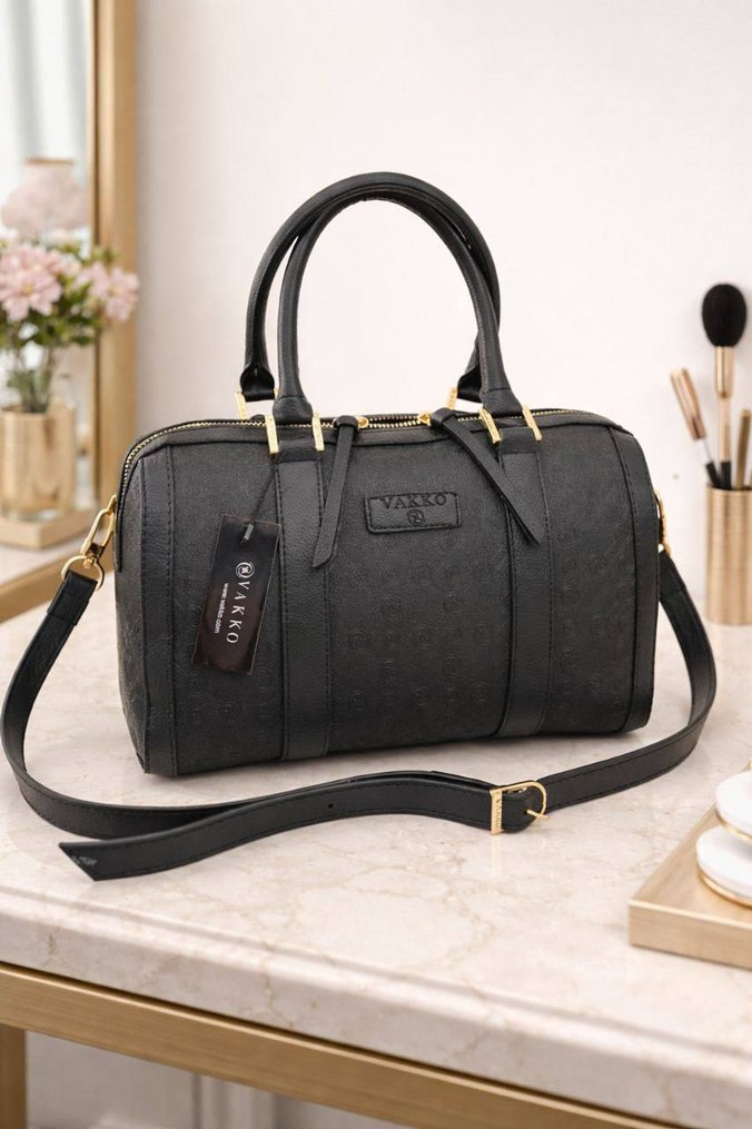 Vakko Kahverengi Deri Kemerli Kadın Çanta - Görsel 3