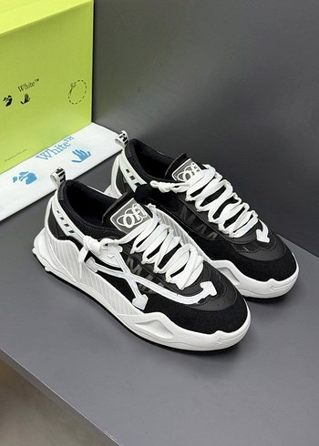 Off-White Siyah Beyaz Bagcikli Sneaker