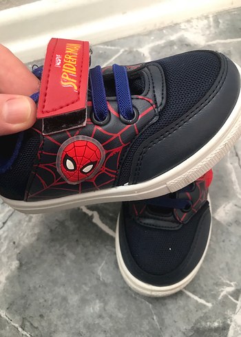 25 Beden Erkek Çocuk Lacivert Spiderman Spor Ayakkabı