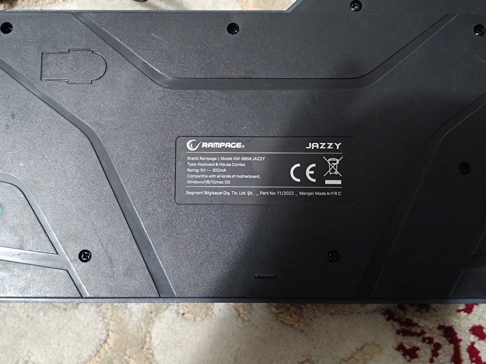 Rampage Oyuncu klavyesi - Görsel 4