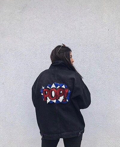 Top shop tasarım kot ceket
