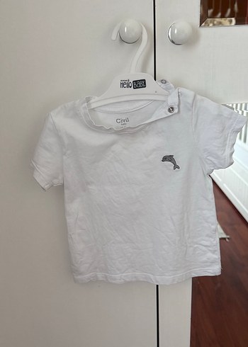 Beyaz Baskılı Erkek Çocuk tişört - Görsel 2