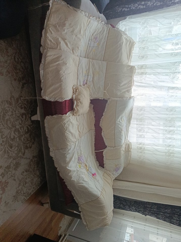 kremrengi beşik takımı - Görsel 3