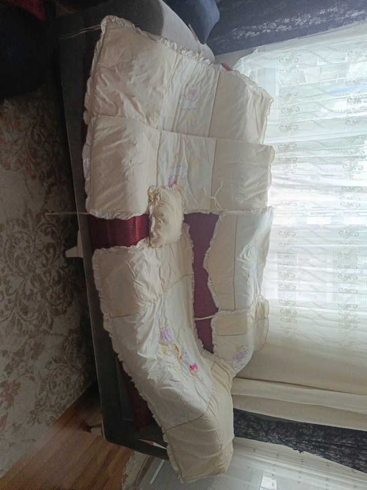 kremrengi beşik takımı - Görsel 2