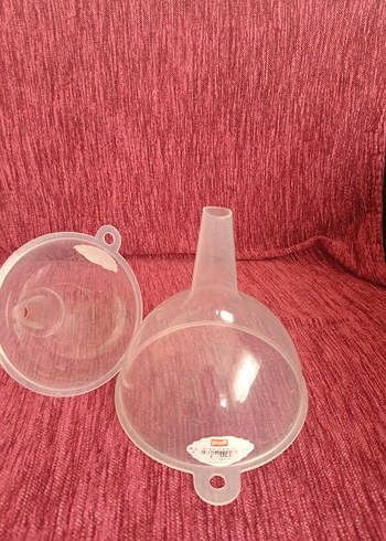 Şeffaf Mini Plastik Huni Seti - Görsel 2