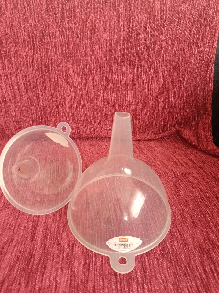 Şeffaf Mini Plastik Huni Seti - Görsel 2