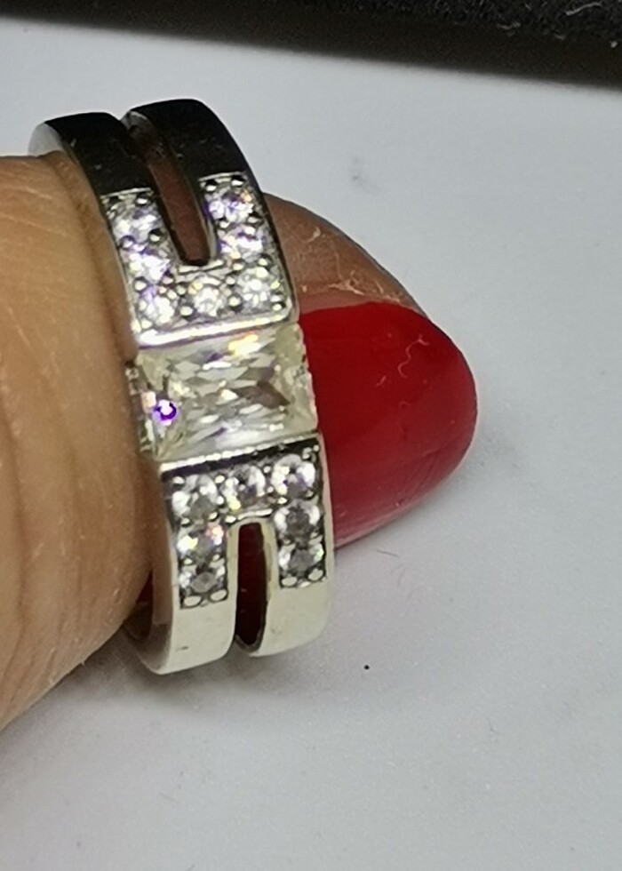 GÜMÜŞ 925 pirlanta taşi - Görsel 2