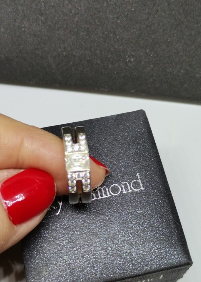 GÜMÜŞ 925 pirlanta taşi - Görsel 4